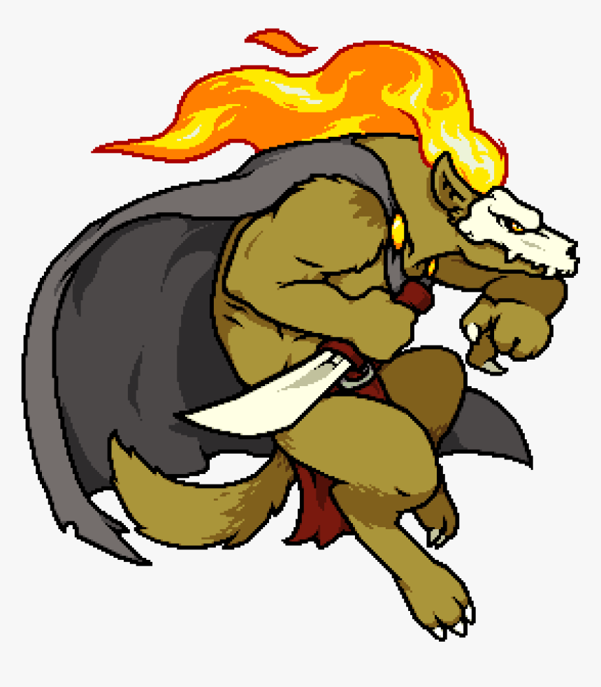 The Exiled Flame - Rivals Of Aether Wolf, HD Png Download