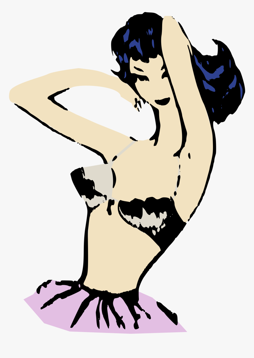 Lady In Bra - Art Bra Lady Png, Transparent Png