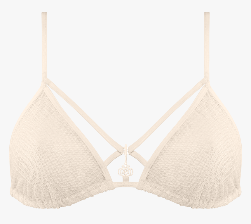 White Key Triangle Bra - Brassiere, HD Png Download
