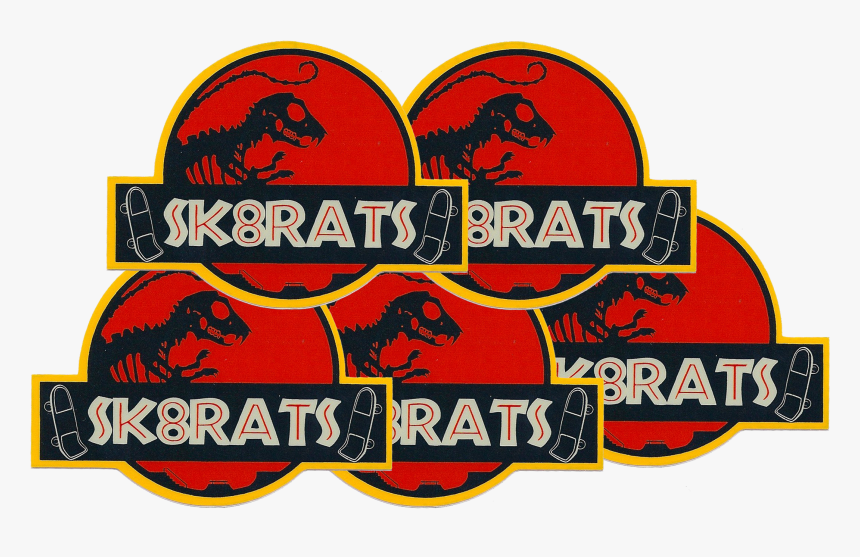 Image Of Sk8rats Jurassic Park Sticker Pack - Cute Animals With Sayings, HD Png Download