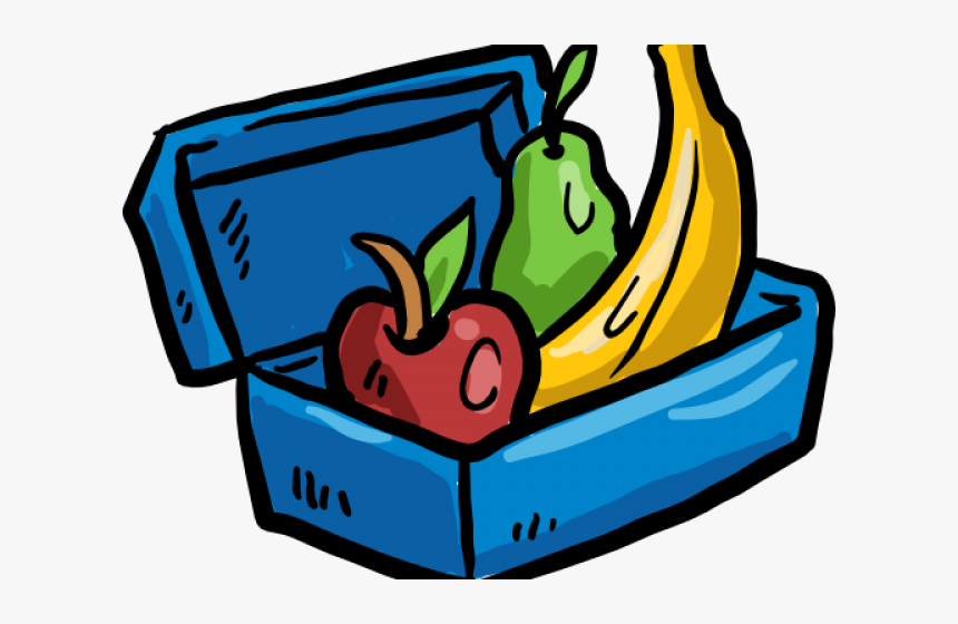 Lunch Box Clipart Tiffin Box - Lunch Box Clipart Black And White, HD Png Download