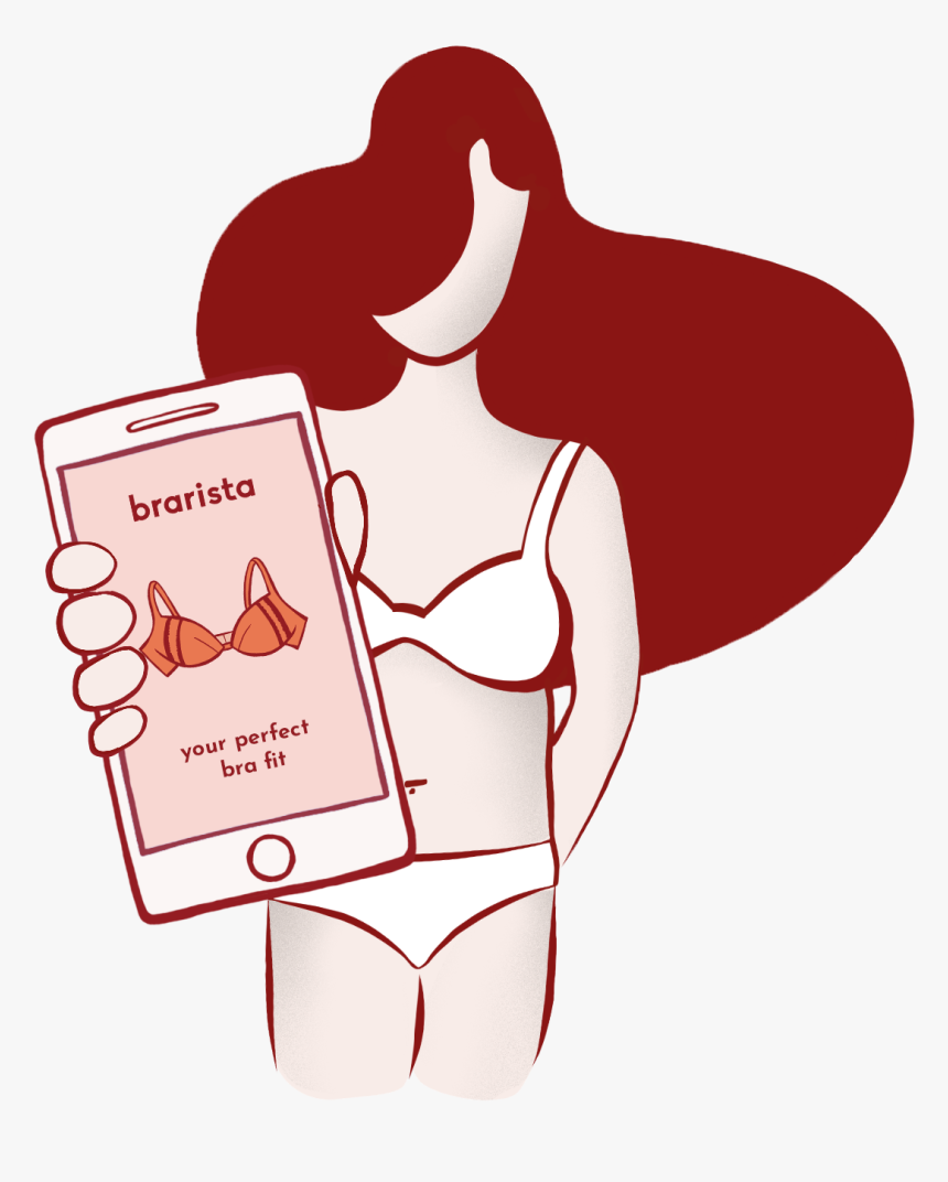 Iphone Girl - Cartoon, HD Png Download