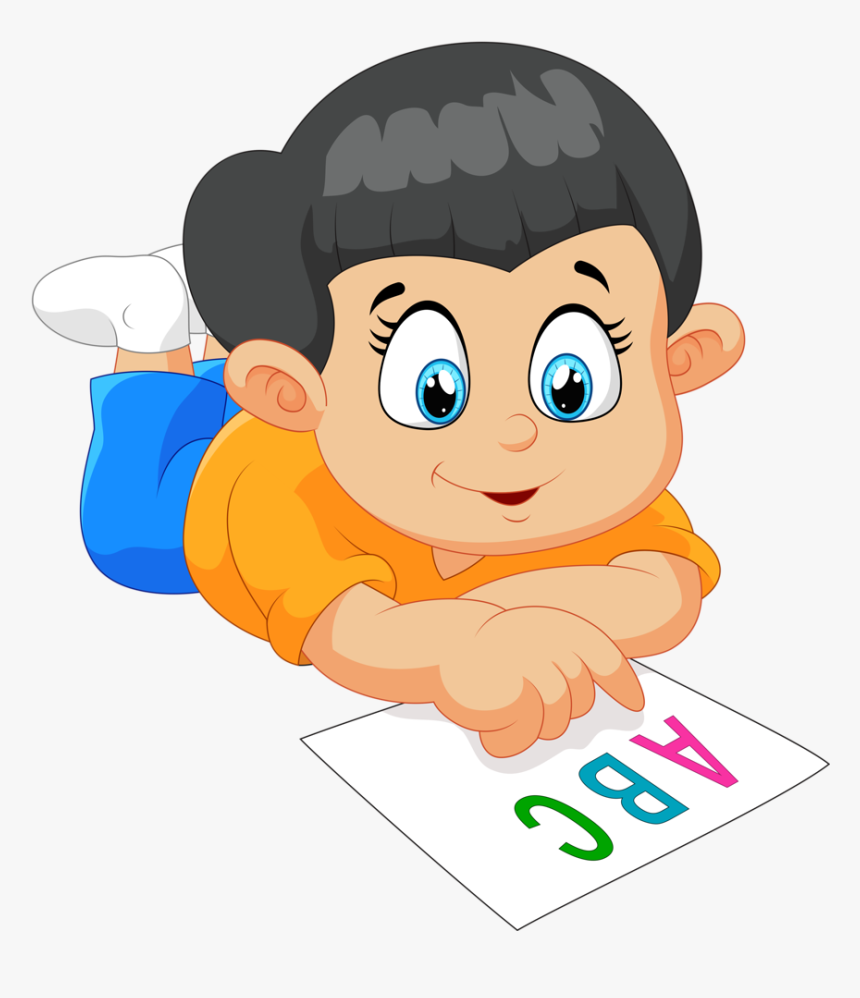 0 13bb05 Faa7db9c Orig Clip Art, Random And Chart - Toddler Reading Cartoon, HD Png Download