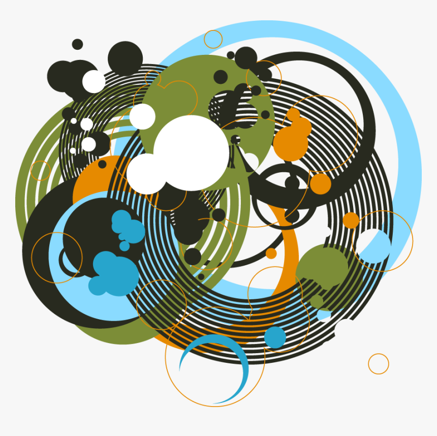 Free Vector Random Free Vectors Part 1 Circles - Era De La Informacion Png, Transparent Png