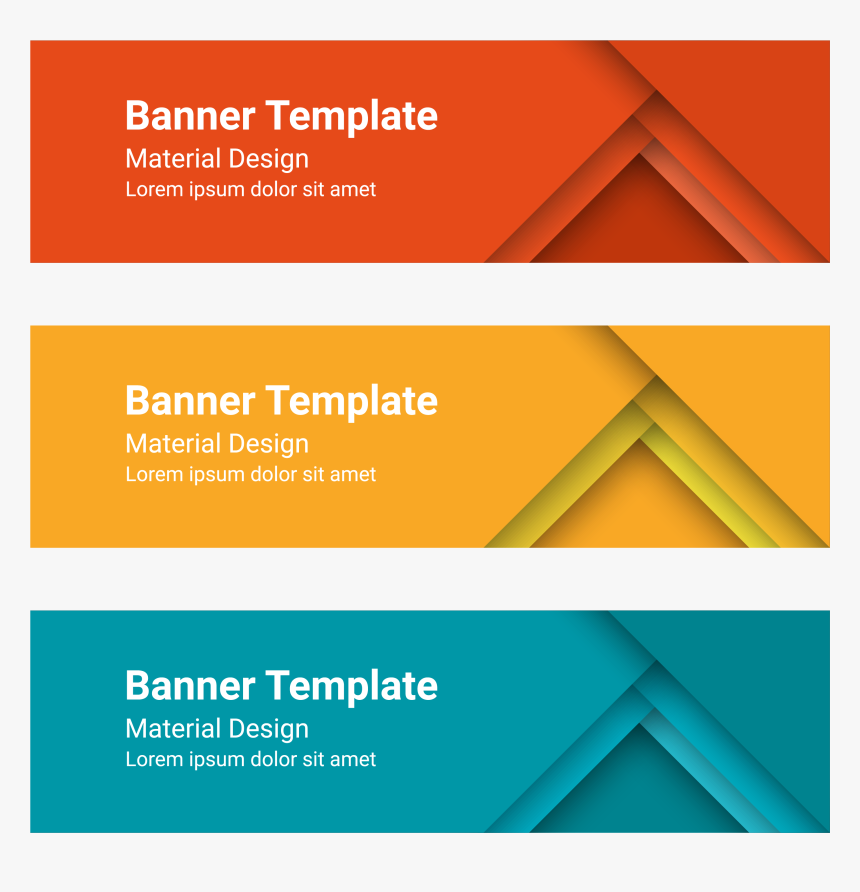 Vector Banner Graphics Design Png - Triangle, Transparent Png