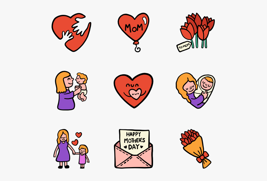 Mother S Day - Mother's Day Icon Free, HD Png Download