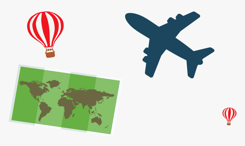 Tourism Logo Clip Art - High Resolution World Map Vector, HD Png Download