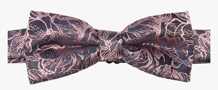 Pink/navy Presley Paisley Bowtie - Lace, HD Png Download