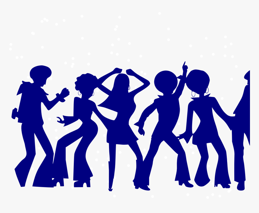 Disco, Dancing, Dance, Party, Music, Club, People, - People Dancing Clipart, HD Png Download