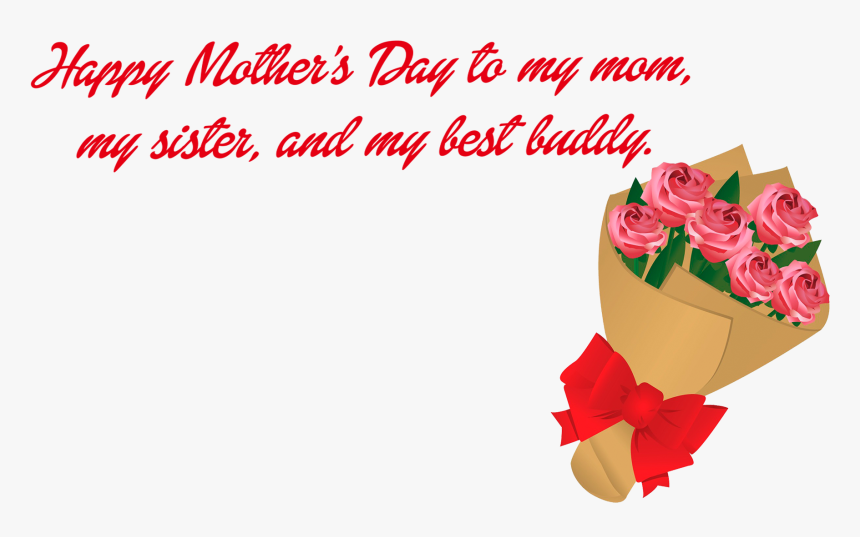 Mothers Day Png Transparent Image - Mothers Day Flower Bouquet Clipart, Png Download