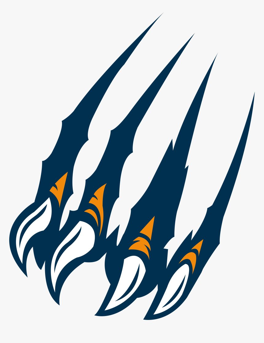 T Shirt Felidae Claw Paw Print Design - Garras De Tigre Png, Transparent Png