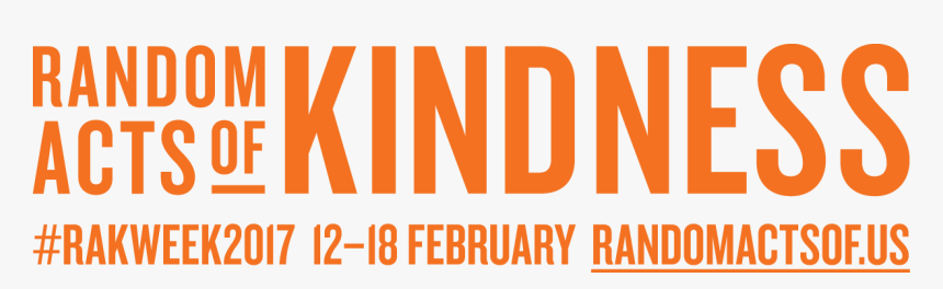 Rakweek Logo Lockup Landscape Cmyk Orange - Acts Of Kindness Logo, HD Png Download