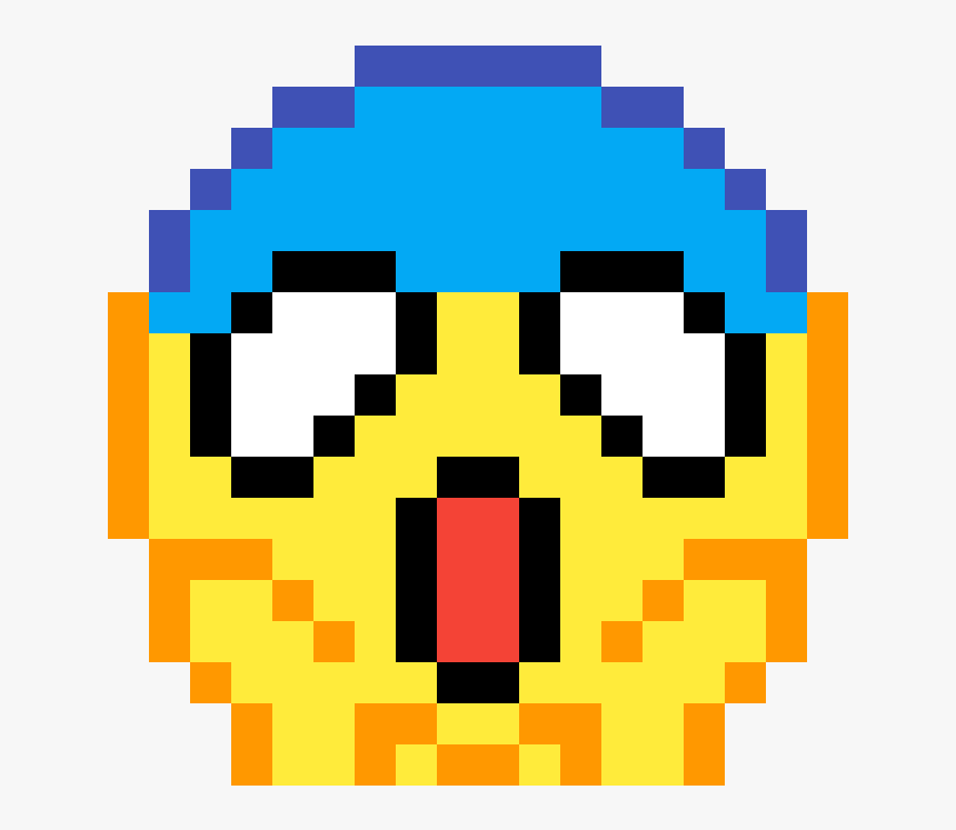 Minecraft Emoji Pixel Art, HD Png Download