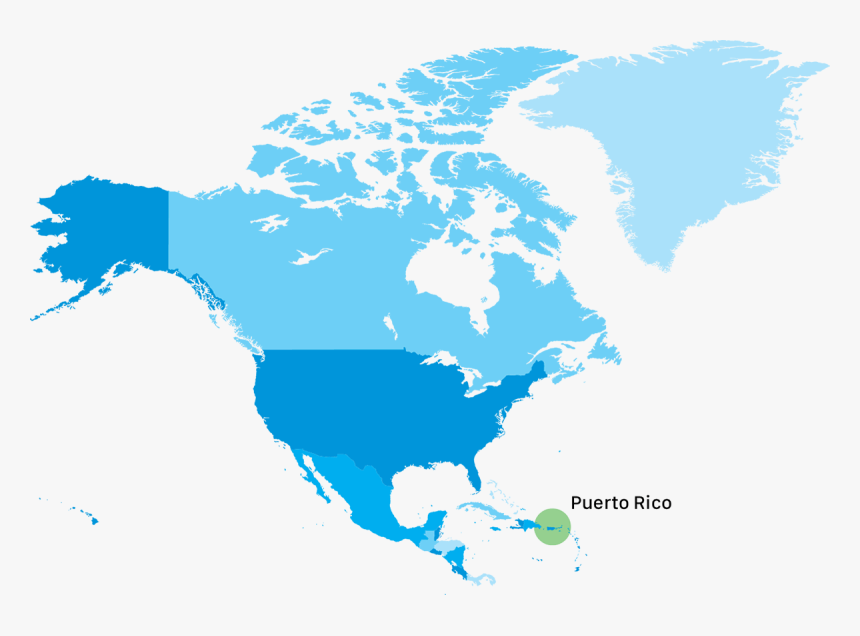 Map Of North America - North America Map Png, Transparent Png