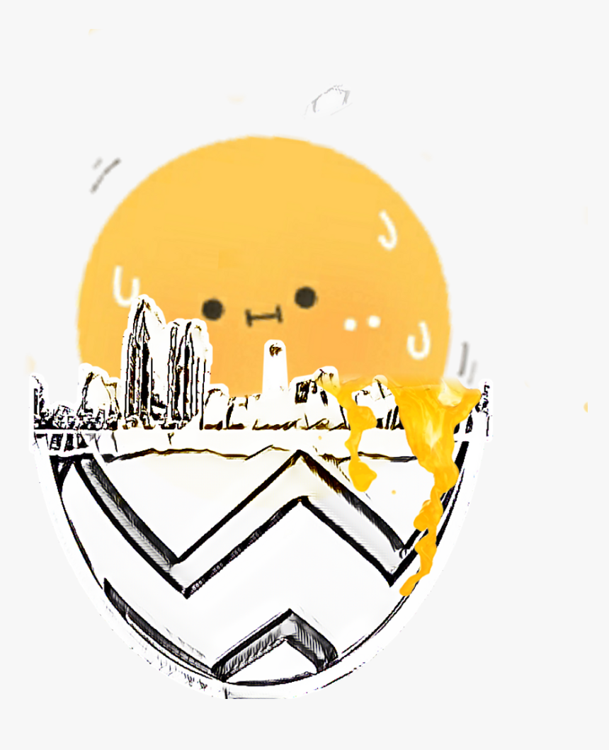 Egg Cityskyline Edit Art Sunrise Breakfast Imhungry, HD Png Download