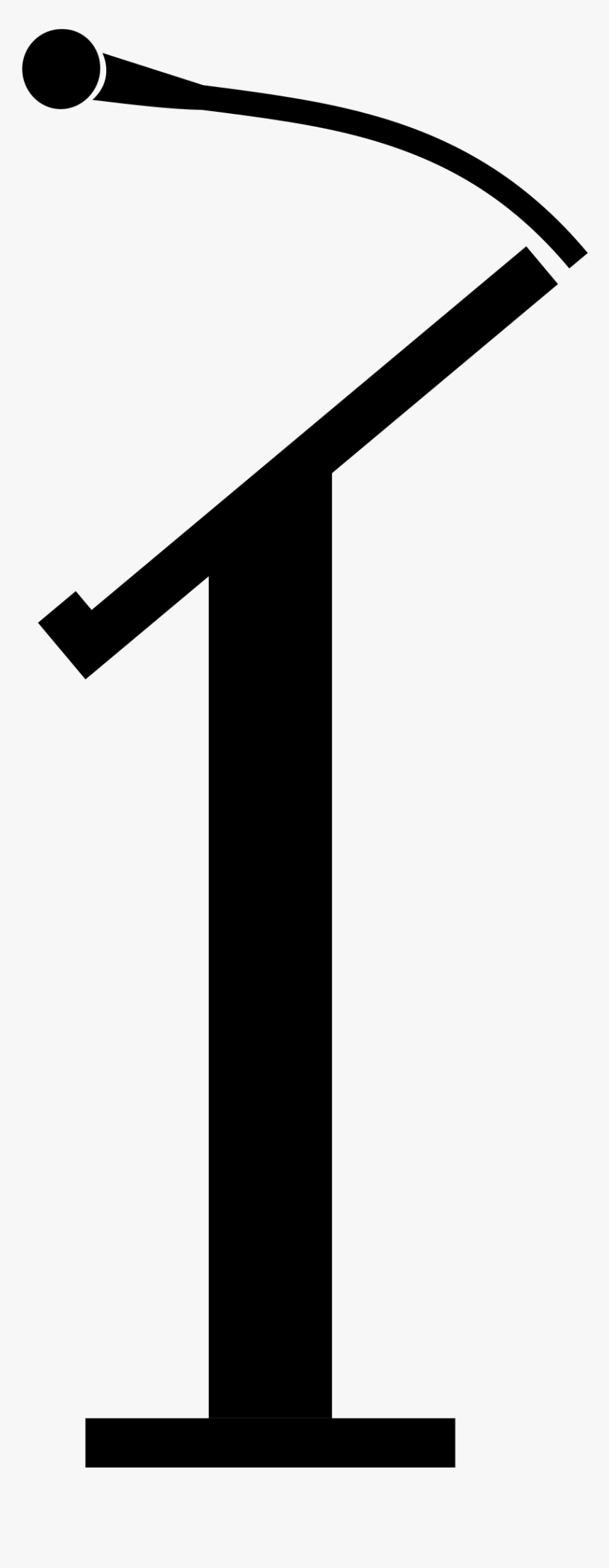 Angle,symbol,black - Black And White Podium, HD Png Download