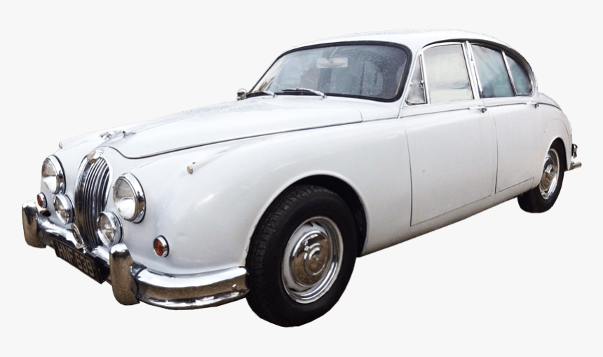 Jaguar Mk2 Classic Car Transparent Image - Vintage Car Transparent Background, HD Png Download