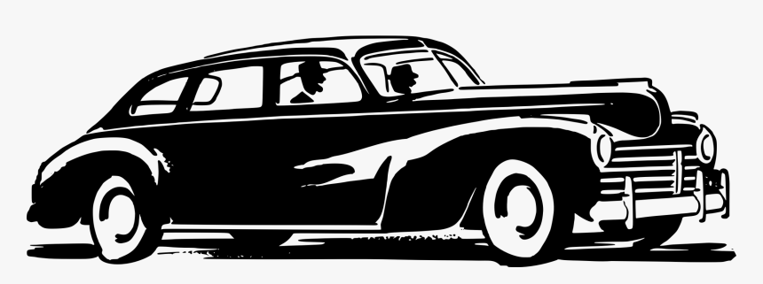 Classic Car,midsize Car,antique Car - 1940s Car Clipart, HD Png Download