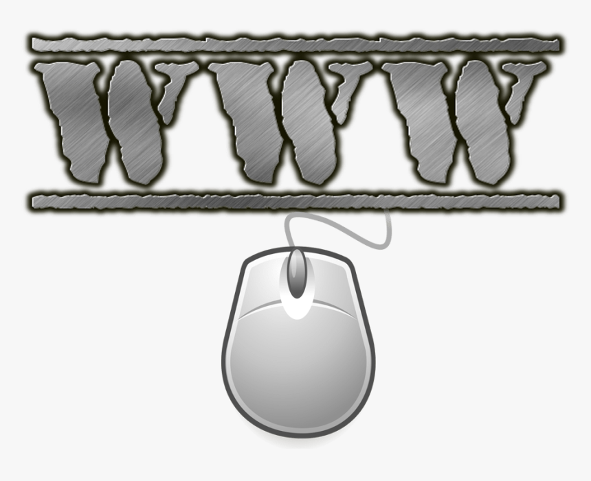 World Wide Web With Mouse Transparent Image - Mouse, HD Png Download