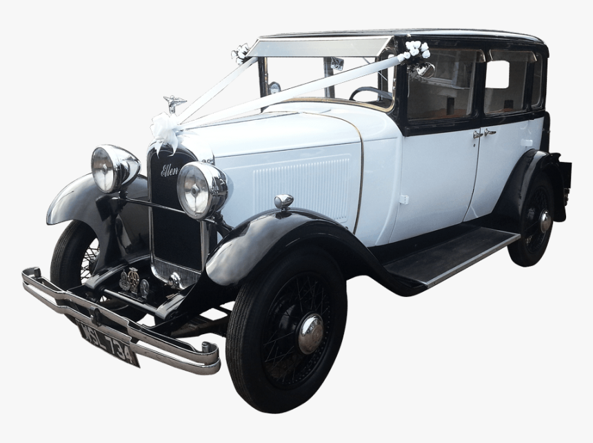 Ellen, Our Latest Vintage Wedding Car, Available From - Antique Car, HD Png Download