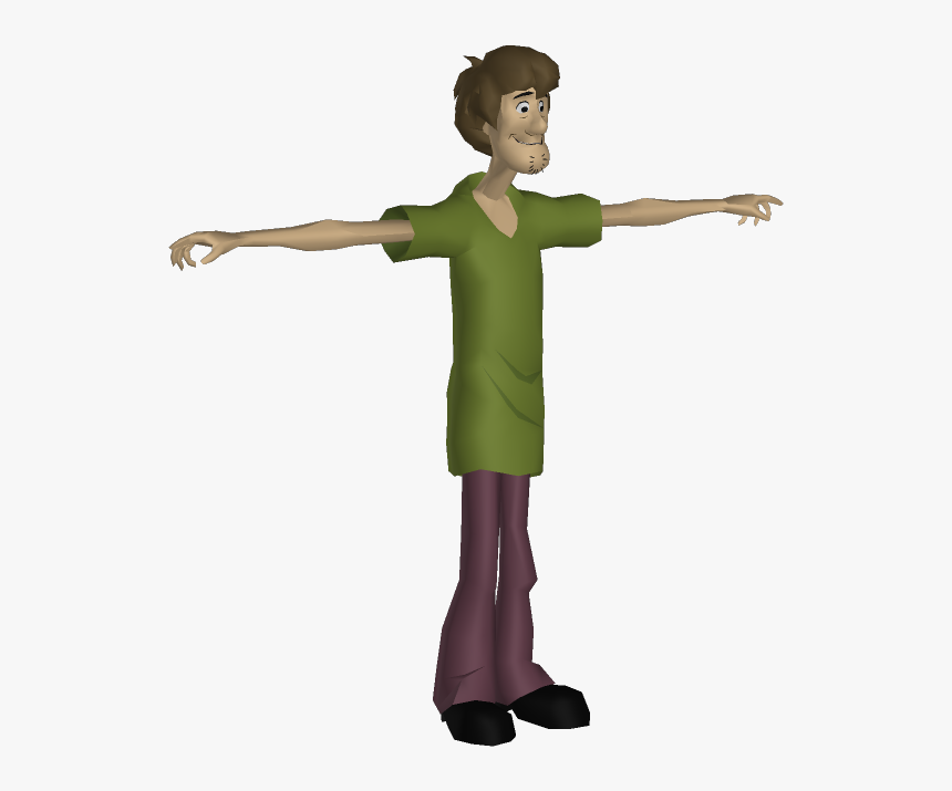 Shaggy Rogers Png - T Pose Shaggy Png, Transparent Png