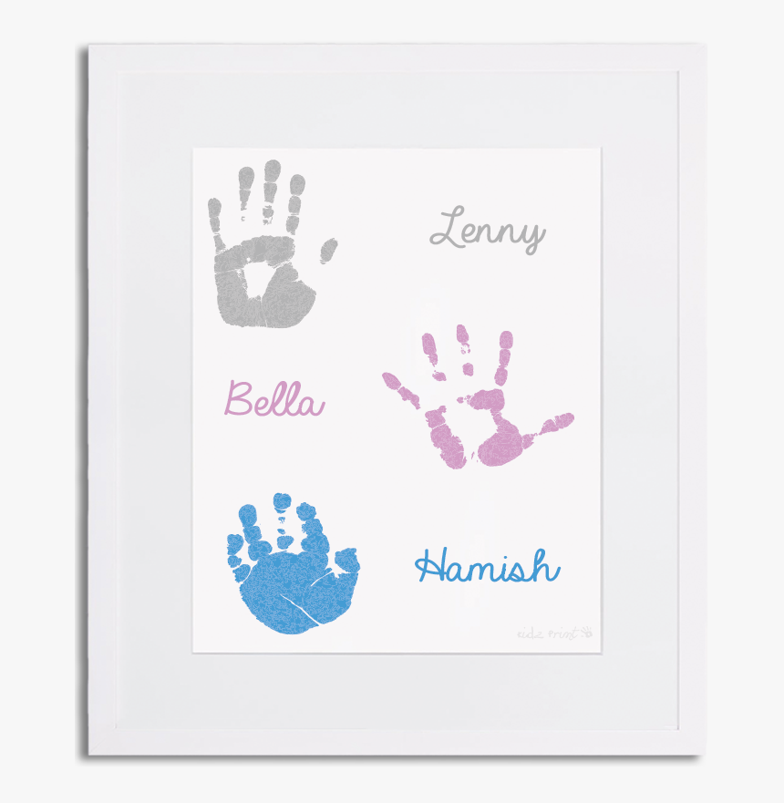 Sibling Handprint Wall Art - Crab, HD Png Download