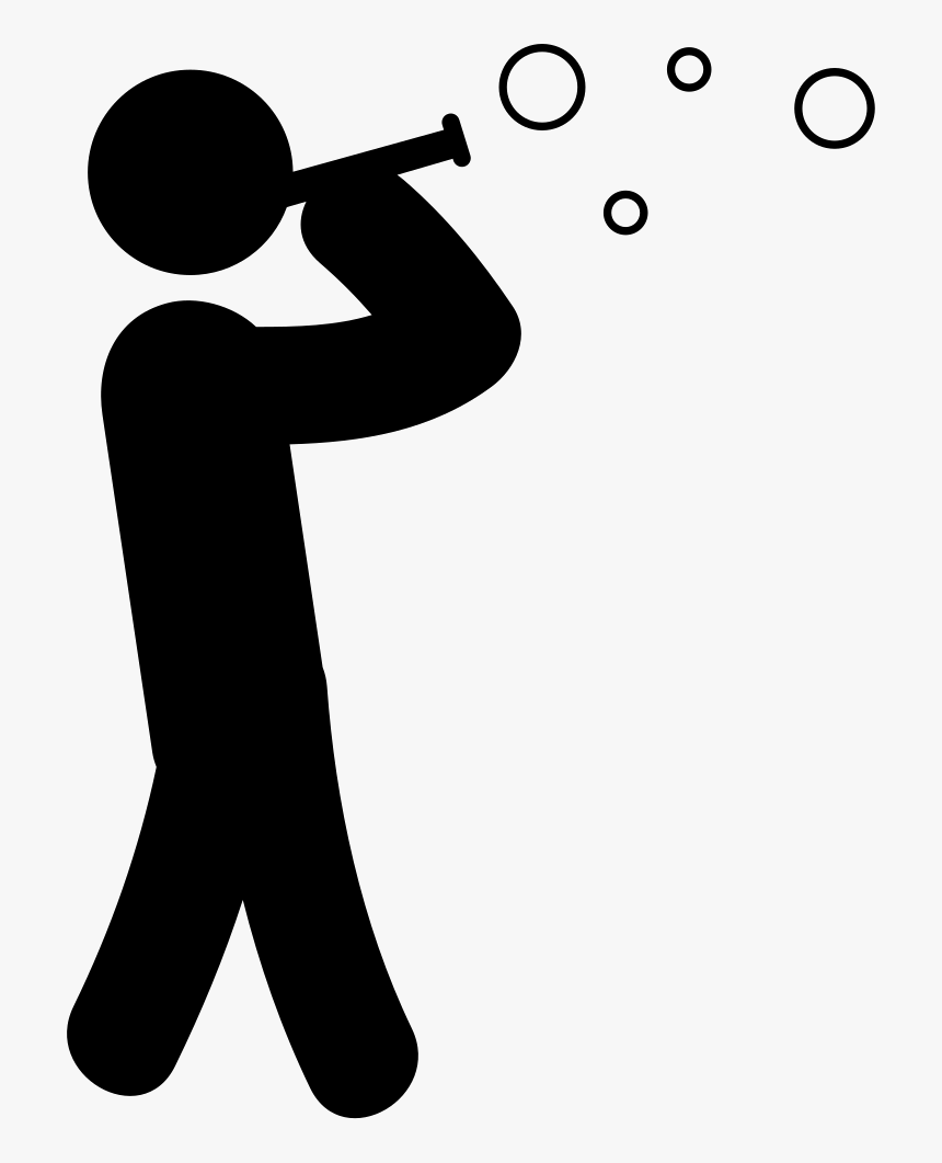 Man Making Soap Bubbles - Bubble Soap Icon, HD Png Download