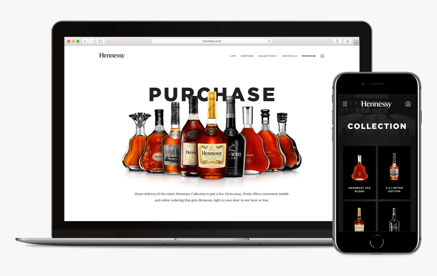 Hennessy Hero Image - Spirituosen Transparent, HD Png Download