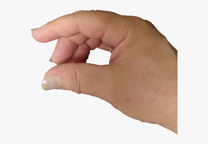 Step One To Holding A Guitar Pick - Finger Picking Png, Transparent Png