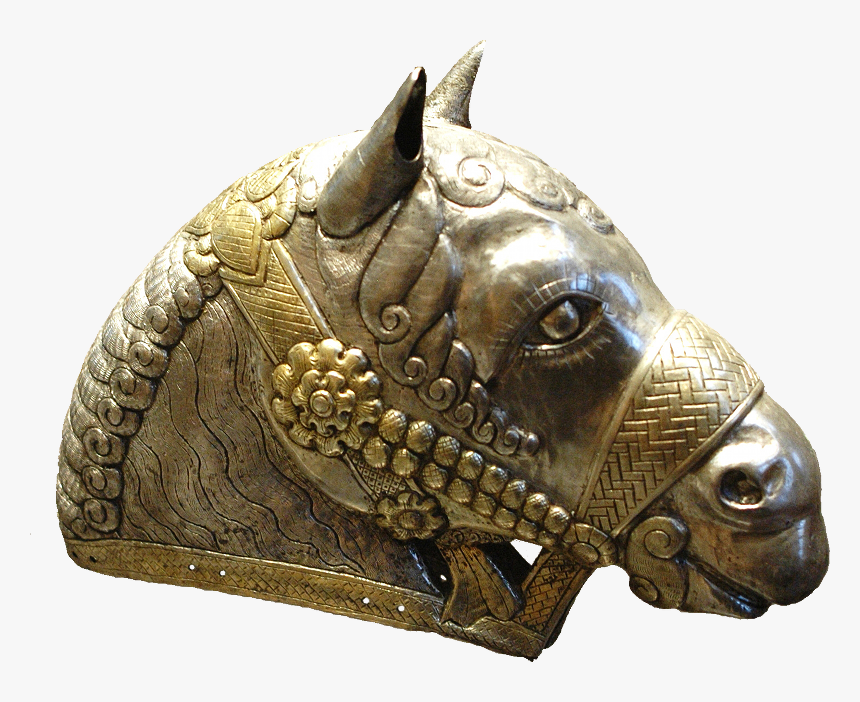 Head Horse Kerman Louvre Mao132 - Bronze Sculpture, HD Png Download