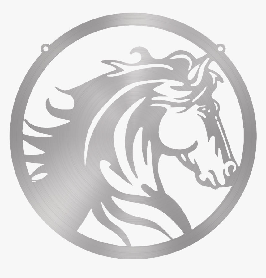 Steel Roots Decor 18 / Polished Horse Head, HD Png Download