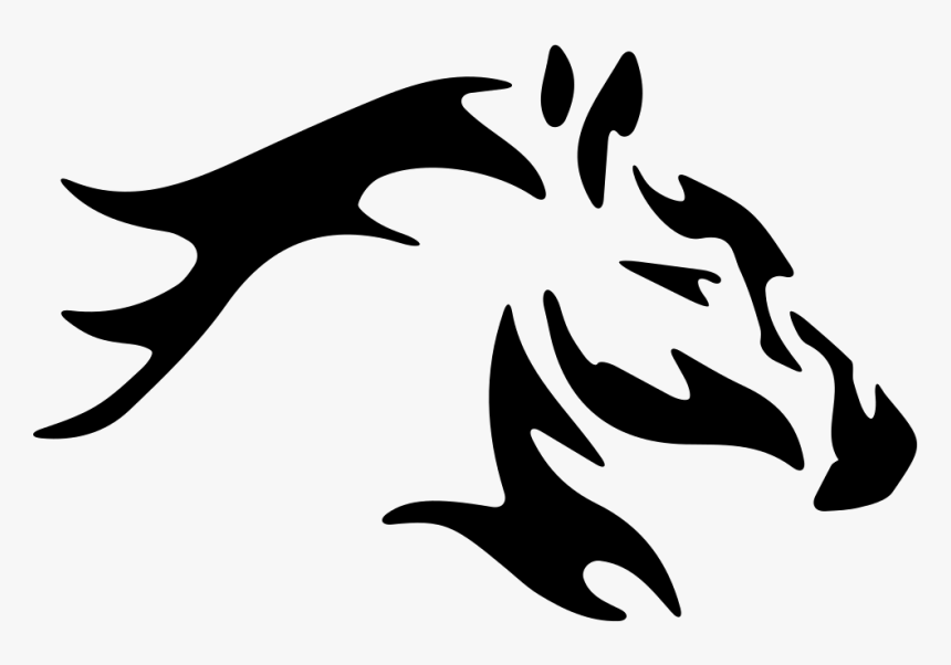 Horse Head From Side View - Horse, HD Png Download