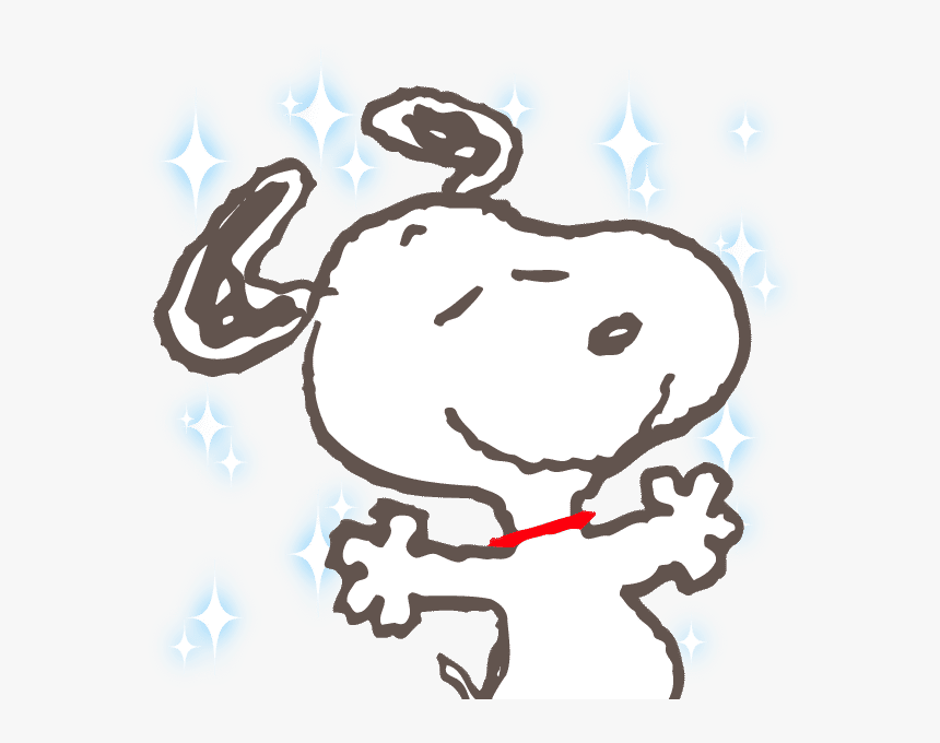 Snoopy Black And White, HD Png Download