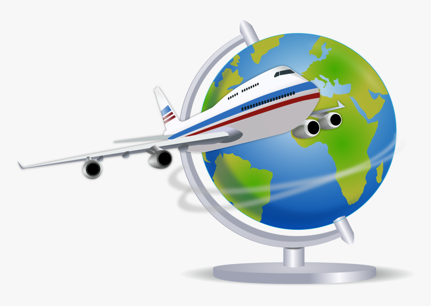 Boeing, 747, Avión De Pasajeros, Avión, Tourim - Airplane Clipart Travel, HD Png Download