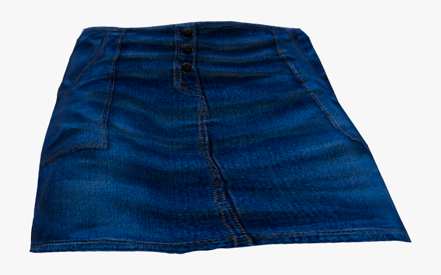 Denim Skirt 1 - Miniskirt, HD Png Download