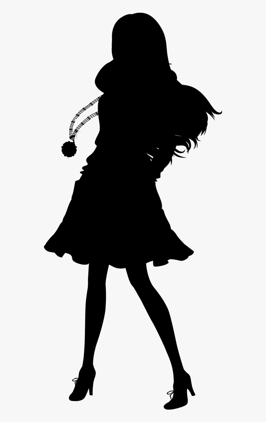 Sakura Haruno Silhouette Naruto Image Illustration - Silhouette, HD Png Download