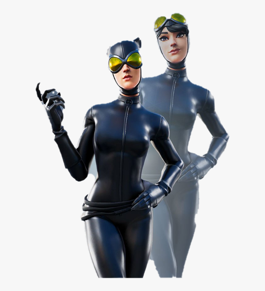 Catwoman Fortnite Png High-quality Image - Fortnite Catwoman Comic Book Outfit, Transparent Png