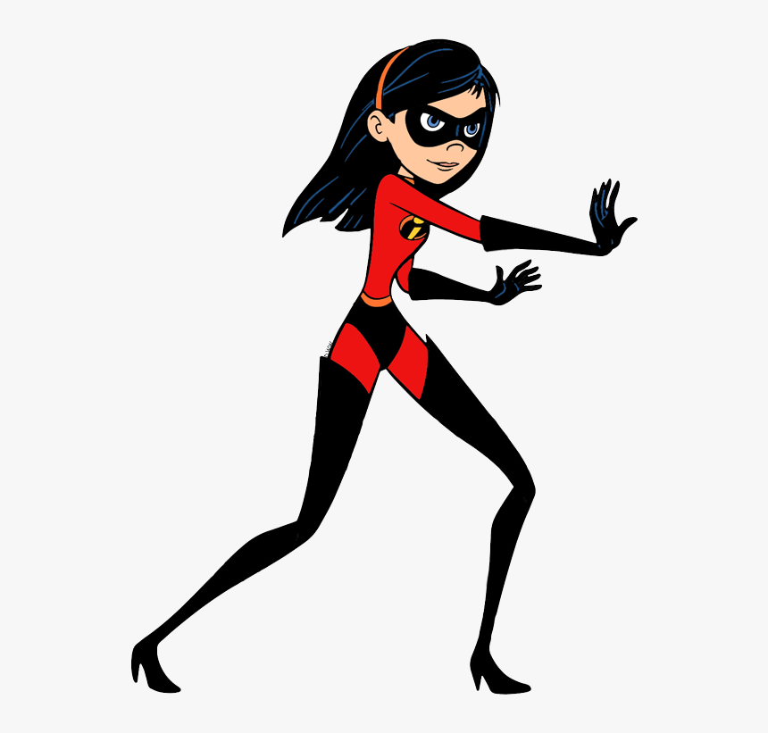 Catwoman Transparent Clipart - Violet The Incredibles Characters, HD Png Download