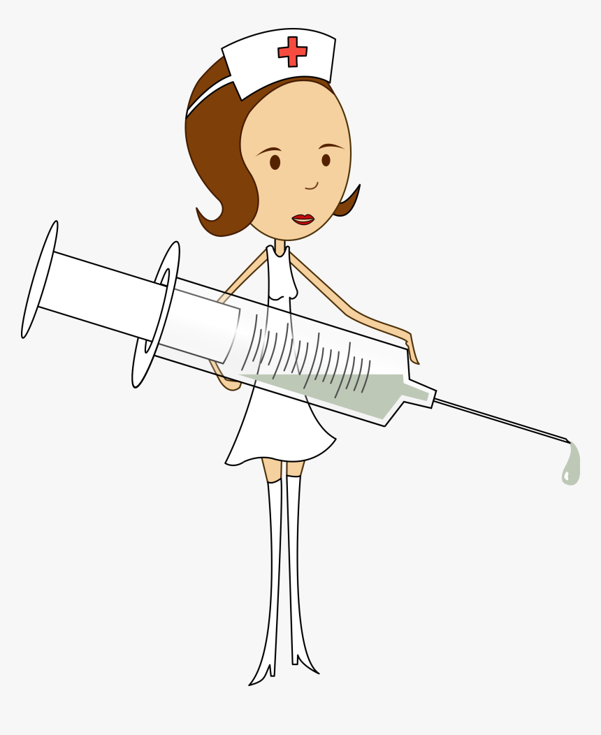 A Nurse Clip Arts - Infirmière Clipart, HD Png Download