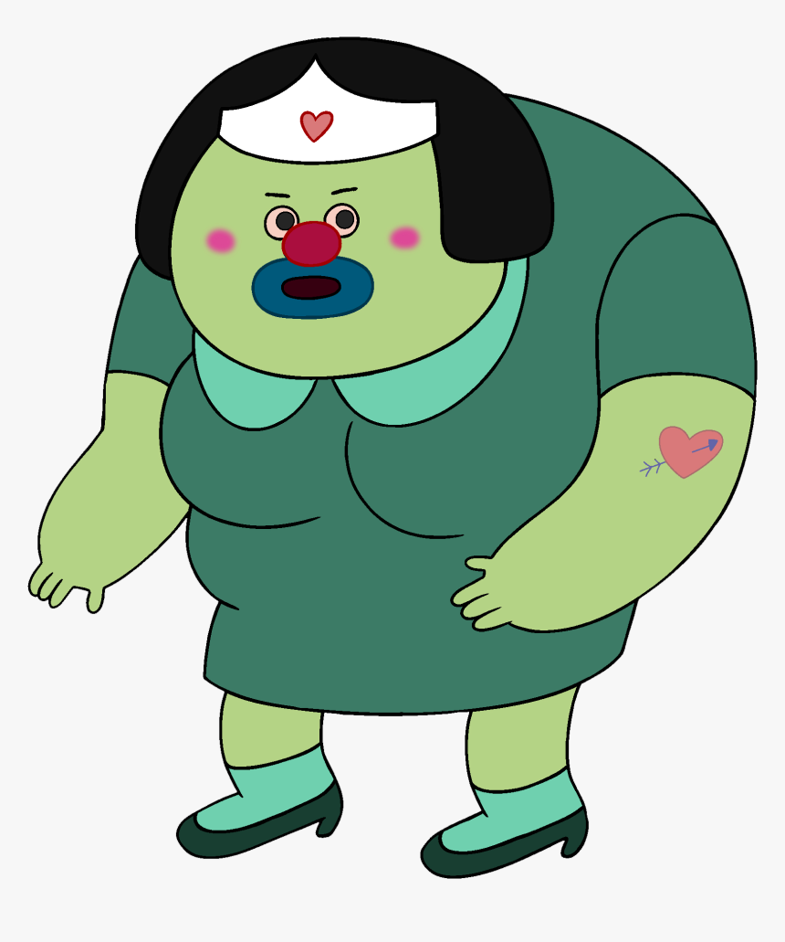 Adventure Time Clown Nurse - Green Adventure Time Characters, HD Png Download
