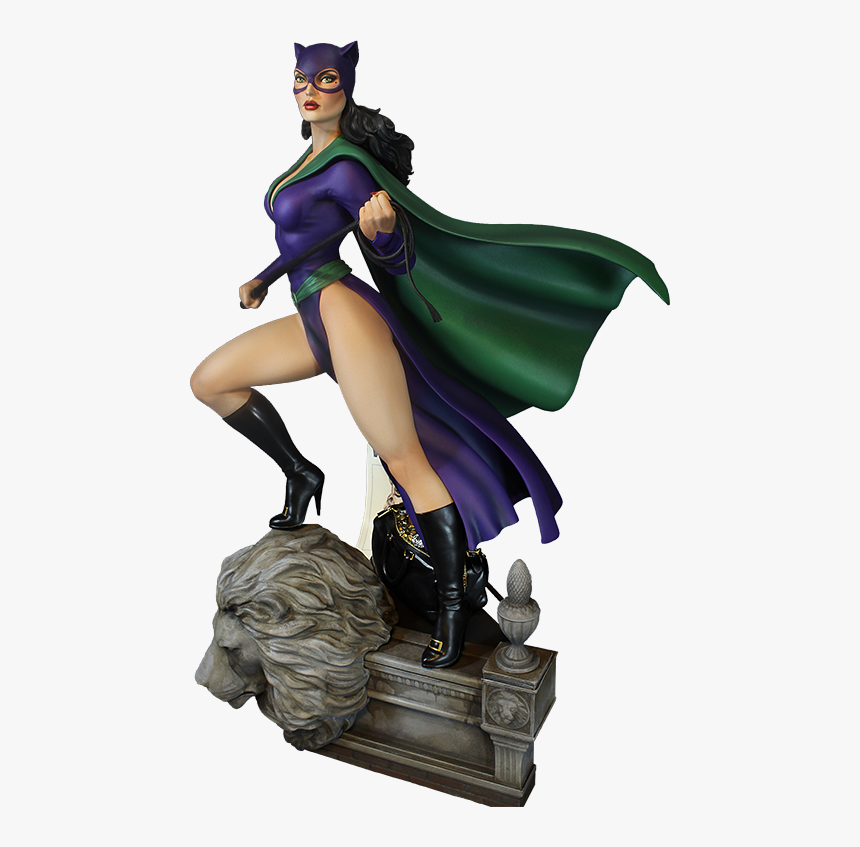 Dc Comic Super Powers Collection Maquette Catwoman, HD Png Download