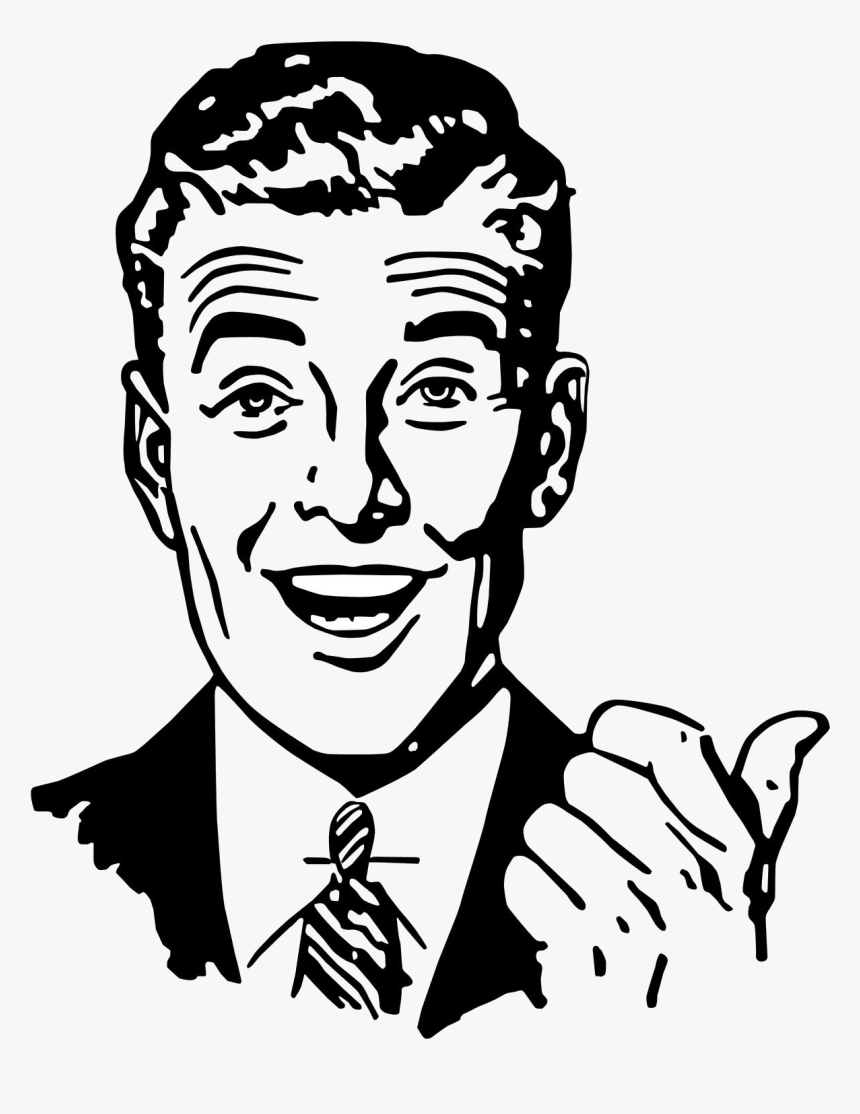 Retro Man Vector - Still Don T Care Meme, HD Png Download