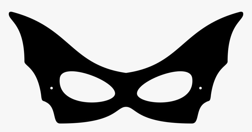 Transparent Catwoman Png - Printable Bat Girl Mask, Png Download