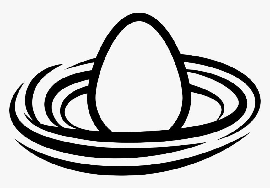 Egg In A Nest - Egg In A Nest Icon, HD Png Download