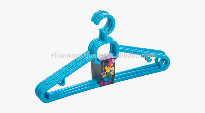 4 Pcs Malaysia Plastic Clothes Coat Hanger E-17 - Clothes Hanger, HD Png Download