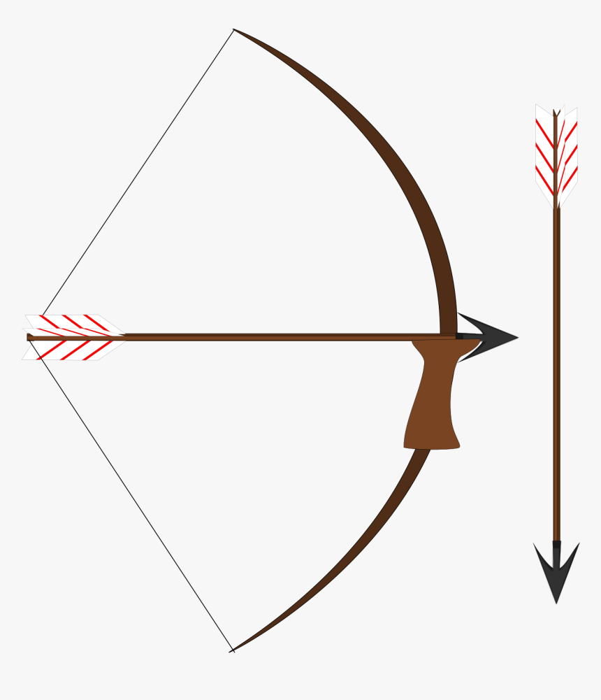 Arrow Bow Png Pic - Pil Og Bue Middelalder, Transparent Png