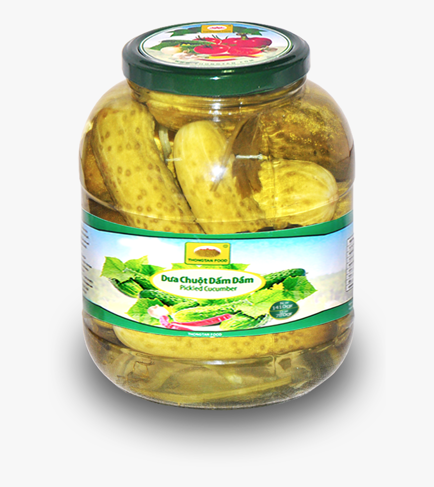 Pickled Cucumber - Pickled Cucumber Jar, HD Png Download