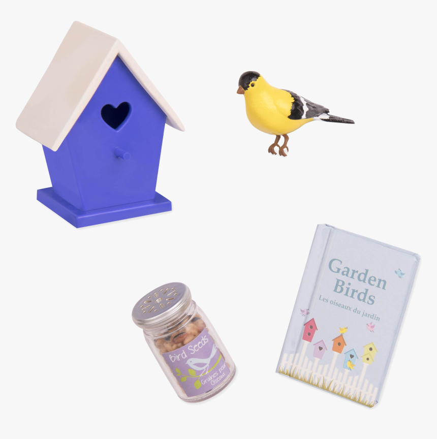Nest Door Neighbours Birdhouse Accessory Set For 18 - Goldfinch, HD Png Download