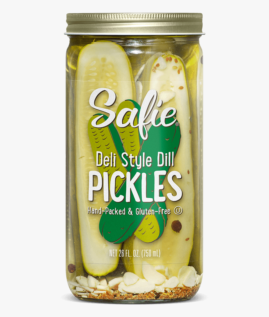 Safie Deli Style Dill Pickles 26 Fl Oz - Pickled Cucumber, HD Png Download