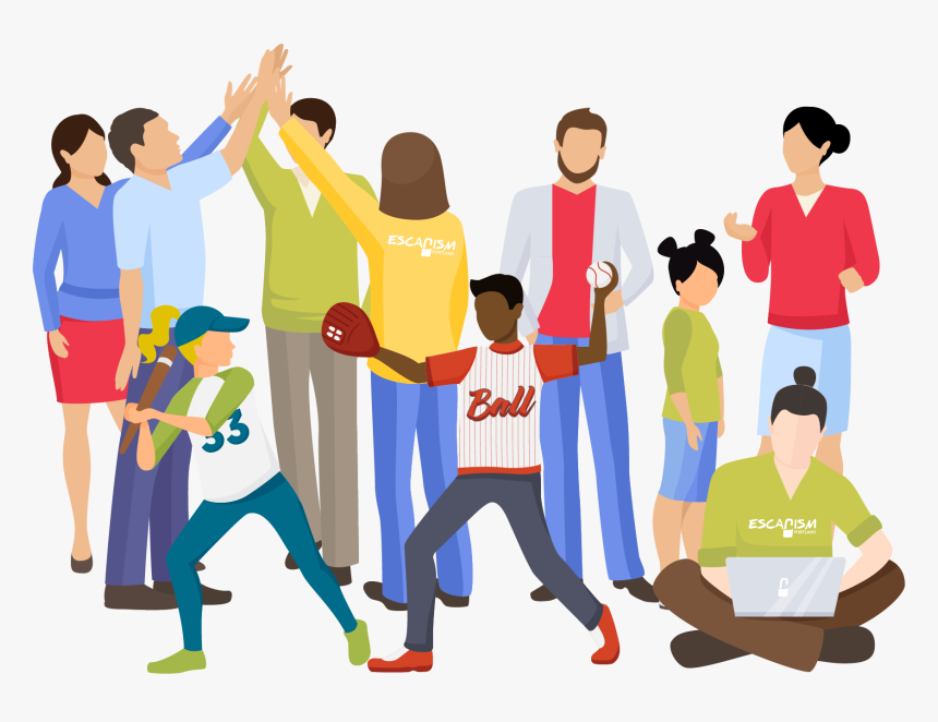 Transparent Group Of People Walking Png - Toss A Bocce Ball, Png Download
